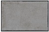 wash+dry by Kleen-Tex Fu&szlig;matte Fu&szlig;matte 50x75 Cool Grey silber, Eingangsmatte