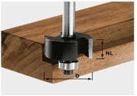FESTOOL Fr&auml;se Festool Falzfr&auml;ser HW Schaft 8 mm D31,7/NL 12,7 (mit