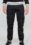 Alpha Industries Cargohose Jet Pant mit seitlichen Cargotaschen und Kordelzug am