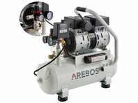 Arebos Flüster-Kompressor 12 Liter 500 Watt ölfrei