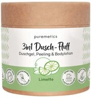 puremetics K&ouml;rperpeeling 3in1 Dusch-Fluff - Limette 250g
