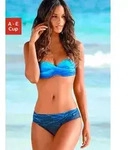 LASCANA B&uuml;gel-Bandeau-Bikini mit Farbverlauf in Batik-Optik