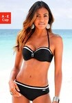 LASCANA B&uuml;gel-Bandeau-Bikini mit Kontrastdetails