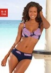 LASCANA B&uuml;gel-Bikini seitlich extra h&ouml;her geschnitten, verstellbare Tr&auml;ger