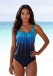 LASCANA Tankini mit Batikoptik