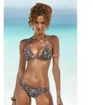 LASCANA Bikini-Hose Lexa in knapper Brasilien-Form und mit Muschelkante braun 32