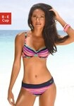 LASCANA B&uuml;gel-Bikini-Top Rainbow, mit seitlicher Regulierung