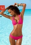 LASCANA Triangel-Bikini im Nacken zu binden, wattierte Cups, mit eingearbeiteten
