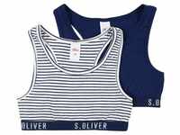 S.Oliver Jersey-Bustiers (6002432) blau