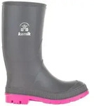 Kamik STOMP Stiefel Herausnehmbares Filz Fu&szlig;bett schwarz 24 EU