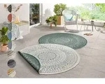 HANSE Home Teppich Porto Wendeteppich, rund, H&ouml;he: 5 mm, In-& Outdoor, Wetterfest,