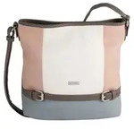 TOM TAILOR Hobo Juna, aus soft genarbtem ledrigen Material mit gl&auml;nzenden