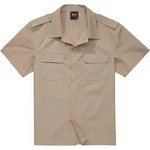 Brandit Langarmhemd US Ripstop Shirt Short Sleeve beige|braun 3XL