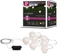 Paulmann Lichterkette Outdoor Mobile Lampionkette IP44 3000K 7x1lm 5V ladbar mit USB,
