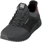 Keilsneaker BUGATTI, Herren, Gr. 41, schwarz (schwarz, grau), Textil, Schuhe