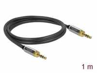 Delock 85785 - Klinkenkabel 3,5 mm 3 Pin Stecker zu Stecker mit... Audio-Kabel,