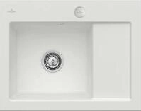 Villeroy & Boch K&uuml;chensp&uuml;le 3312 02 SM, Rechteckig, 65/22 cm, Subway Compact...