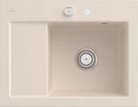 Villeroy & Boch K&uuml;chensp&uuml;le 3313 02 FU, Rechteckig, 65/22 cm, Subway Compact...