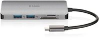 D-Link Laptop-Dockingstation 8‑In‑1 USB‑C Hub mit