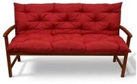 Beautissu Bankauflage Flair BR Bankauflage Rot, 100x50x50cm, Sitzkissen f&uuml;r