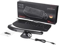 Perixx USB-Tastatur mit Maus 11610 Tastatur (Ergonomisch, Handballenauflage,