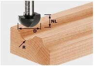 FESTOOL Abrundfr&auml;ser Festool Hohlkehlfr&auml;ser HW Schaft 8 mm HW S8 R12,7