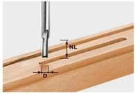 FESTOOL Nutfr&auml;ser HW S8 D10/25 10 x 25 x 60 x 8 mm (490960) f&uuml;r Oberfr&auml;se OF...