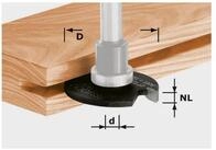 FESTOOL Fr&auml;se Festool 491060 Nutfr&auml;ser Produktabmessung, &Oslash; 40 mm...