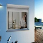 Windhager Insektenschutz-Fensterrahmen Ultra Flat, Fliegengitter mit Rahmen,