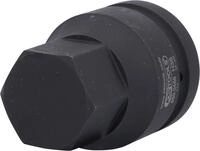 KS Tools Sechskant-Bit, 1" KraftStecknuss Innensechskant, kurz, 36 mm