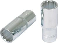 KS Tools Steckn&uuml;sse 1/2" CHROMEplus 12-kant-Stecknuss, lang, 34mm (918.1734)
