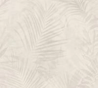 A.S. Cr&eacute;ation Vliestapete Neue Bude 2.0 Tropical Concret mit Palmenbl&auml;ttern,...