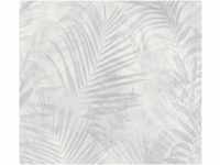 A.S. Création Vliestapete Neue Bude 2.0 Tropical Concret mit Palmenblättern,