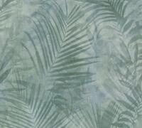 A.S. Cr&eacute;ation Vliestapete Neue Bude 2.0 Tropical Concret mit Palmenbl&auml;ttern,...