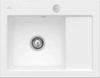 Villeroy & Boch K&uuml;chensp&uuml;le 3312 02 RW, Rechteckig, 65/22 cm, Subway Compact...