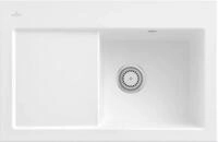 Villeroy & Boch K&uuml;chensp&uuml;le 6714 01 RW, Rechteckig, 78/22 cm, Subway Serie,...