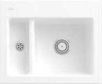 Villeroy & Boch K&uuml;chensp&uuml;le 6780 01 RW, Rechteckig, 62/22.5 cm, Subway Serie