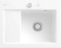 Villeroy & Boch K&uuml;chensp&uuml;le 3313 02 RW, Rechteckig, 65/22 cm, Subway Compact...