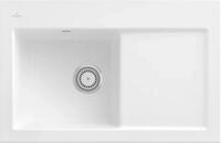 Villeroy & Boch K&uuml;chensp&uuml;le 6772 01 RW, Rechteckig, 78/22 cm, Subway Serie,...