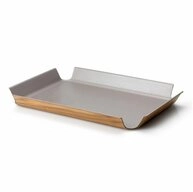 Continenta Tablett Taupe Metallic 54.5 x 40 cm, Holzpapier