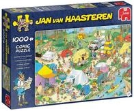 Jan van Haasteren Puzzle Jan van Haasteren Camping im Wald 1000 Teile Puzzle,...