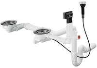 hansgrohe Einbausp&uuml;le hansgrohe D17-11 Automatische Ab- und &Uuml;berlaufgarnitur...