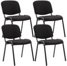 CLP Besucherstuhl Ken Stoff (4er Set, 4 St), stapelbar, modernes Design