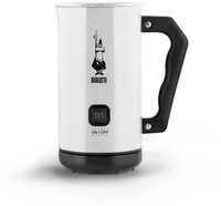 BIALETTI Milchaufsch&auml;umer Milk Frother MKF02 wei&szlig;, Milch erhitzen, Aluminium,