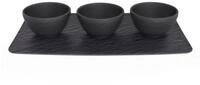 Villeroy & Boch Dipschale Manufacture Rock Set Dipsch&auml;lchen 4tlg., Premium