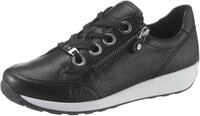 Sneaker ARA "OSAKA", Damen, Gr. 5 (38), schwarz, Leder, unifarben, Schuhe Sneaker,