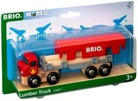 BRIO&reg; Spielzeugeisenbahn-Lokomotive World Fahrzeug Holztransporter mit...