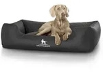 Knuffelwuff Tierbett Hundebett Milan, Schaumstoffflocken schwarz 105 cm x 155 cm
