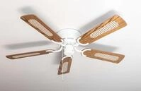 Pepeo Deckenventilator Deckenventilator Kisa Deluxe WE Eiche / Walnuss
