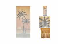 vidaXL Bambus-Türvorhang Palmen 90x200cm